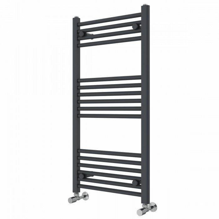 Straight Heated Towel Rail Anthracite