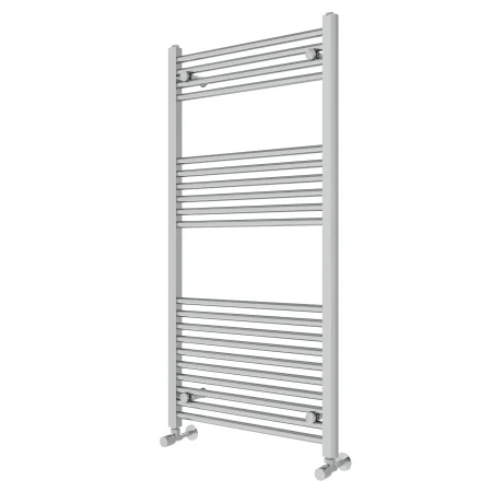 Straight Heated Towel Rail Chrome