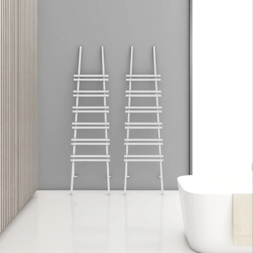 Jacobs Floor Towel Rail - White
