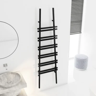 Jacobs Wall Towel Rail - Black
