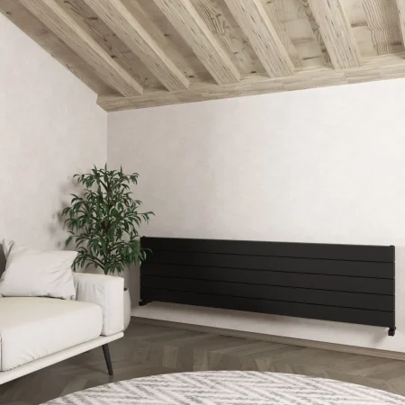 Nemo XL Double Horizontal Radiator Black