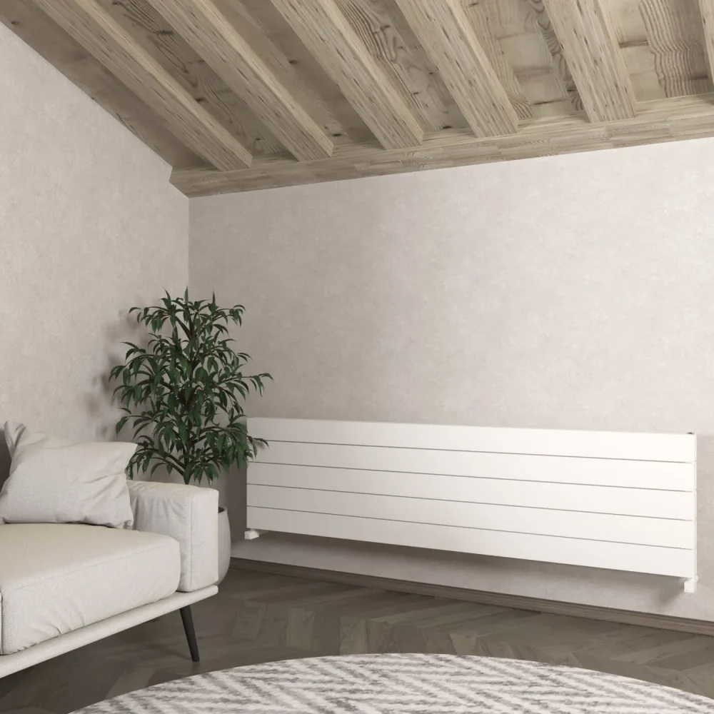 Nemo XL Double Horizontal Radiator White