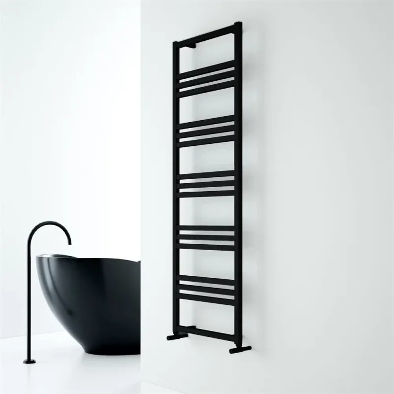 Frame Aluminium Towel Rail Black
