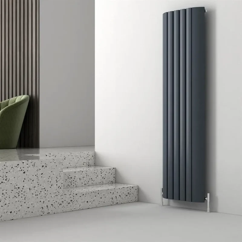 Gaia Tall Designer Radiator Anthracite