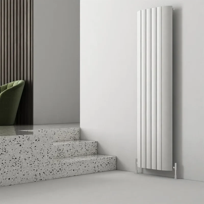 Gaia Tall Designer Radiator White
