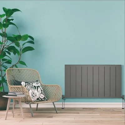 Ascot Aluminum Radiator Double Anthracite