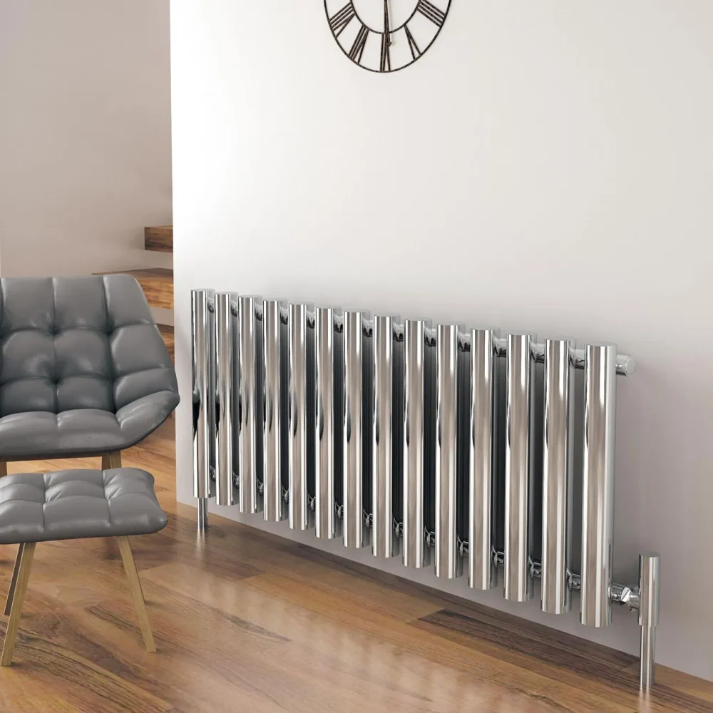 Mayra Horizontal Towel Radiator – Polished Chrome
