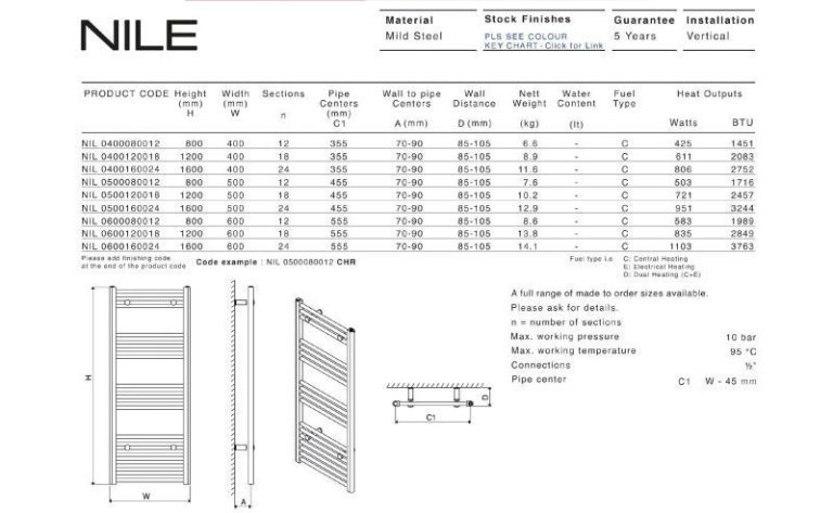 Carisa Nile Designer Towel Radiator - Polished Chrome - Image 2