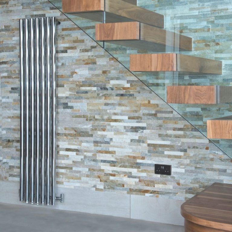 Towelrads Mayfair Vertical Radiator - Chrome & Anthracite - Image 2