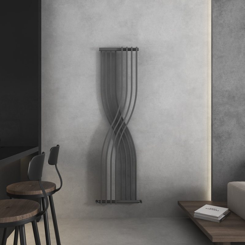 Venus Anthracite Vertical Radiator