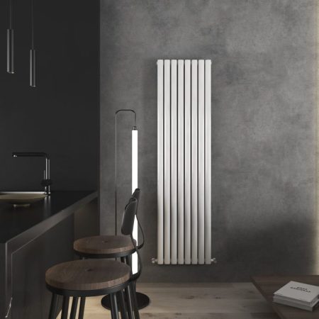 Nirvana White Tall Designer Radiator