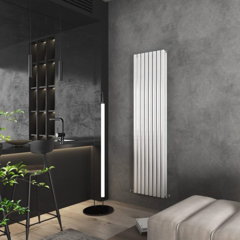 Nirvana White Tall Designer Radiator