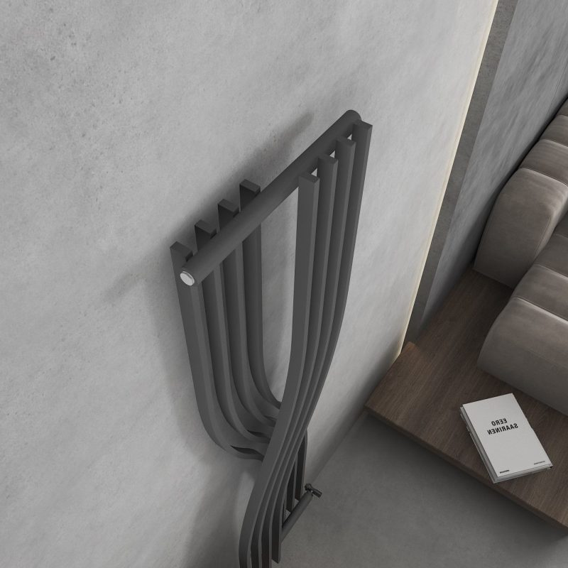 Venus Grey Vertical Designer Radiator