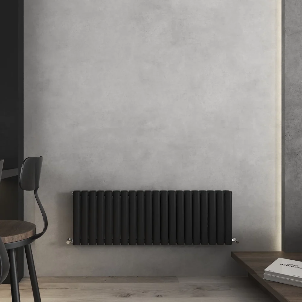 400x1200 Nirvana Black Horizontal Designer Radiator