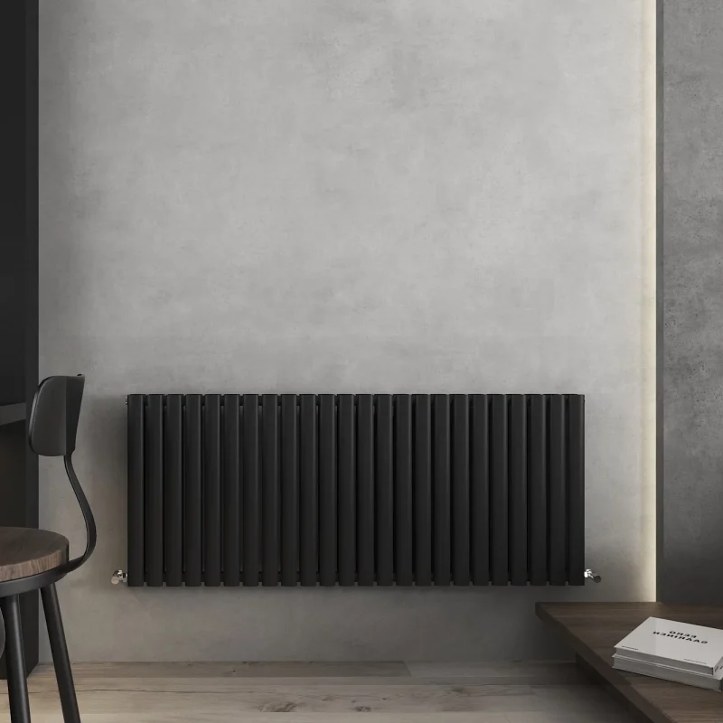 Nirvana Black Horizontal Designer Radiator