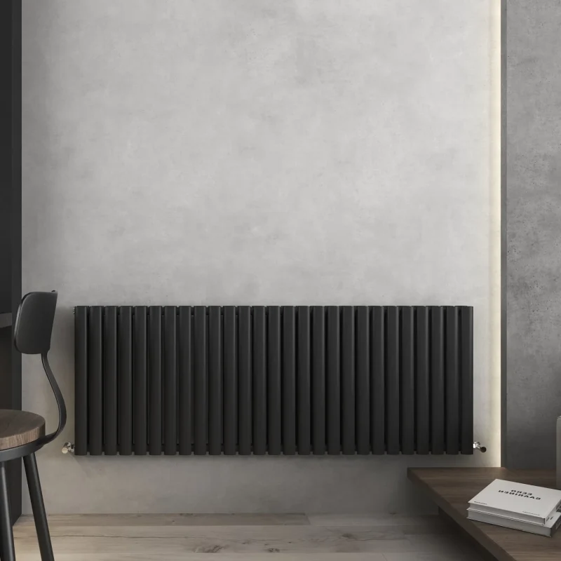 600X1620 Nirvana Black Horizontal Designer Radiator