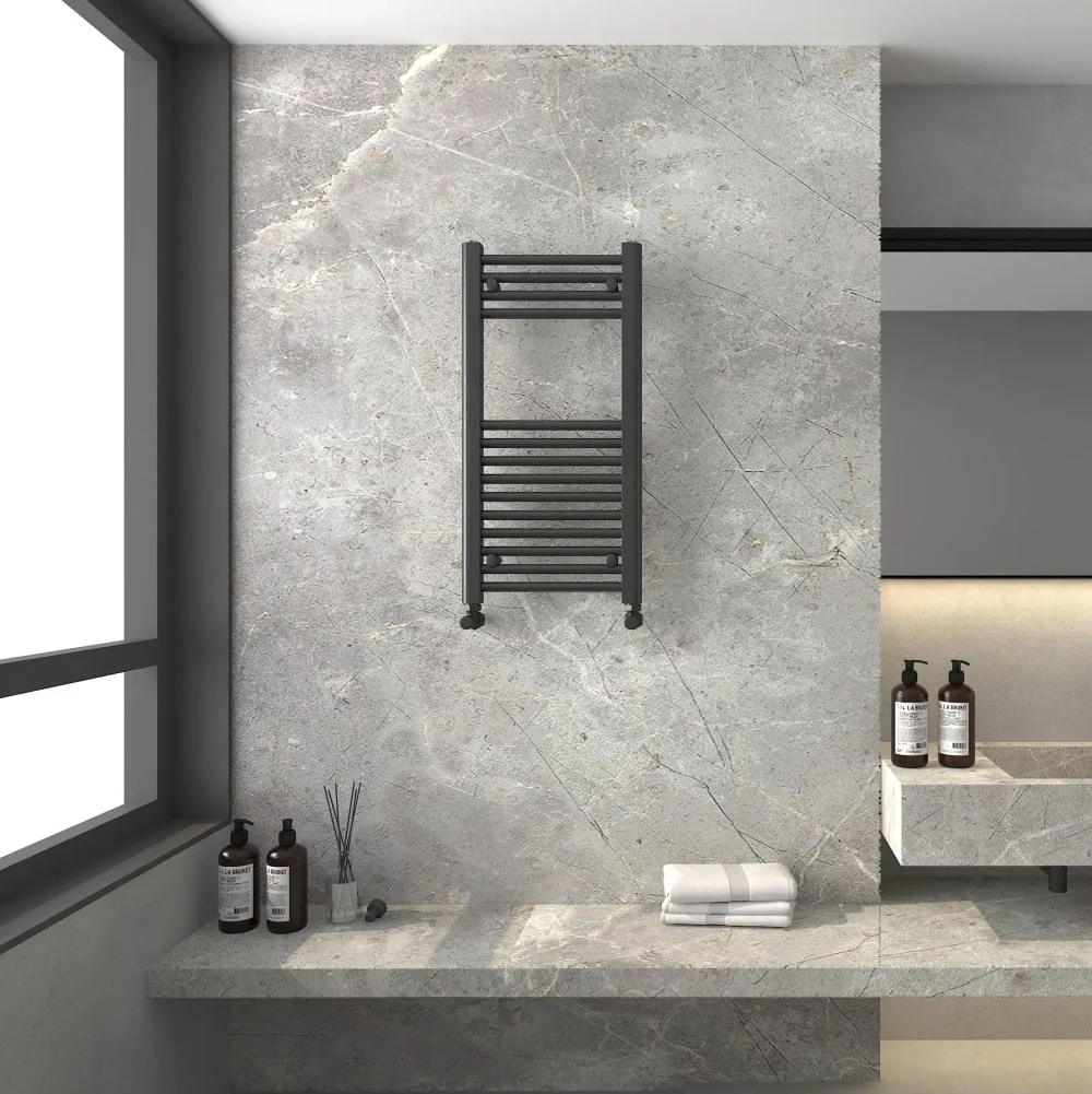Black Designer Towel Radiator 800x350 (3)