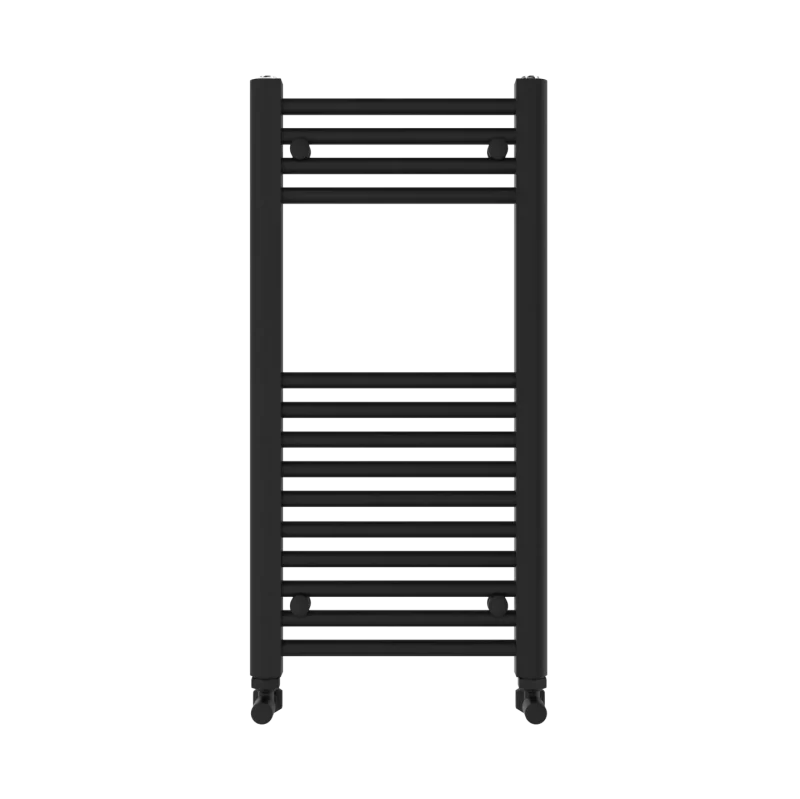 Black Designer Towel Radiator 800x350