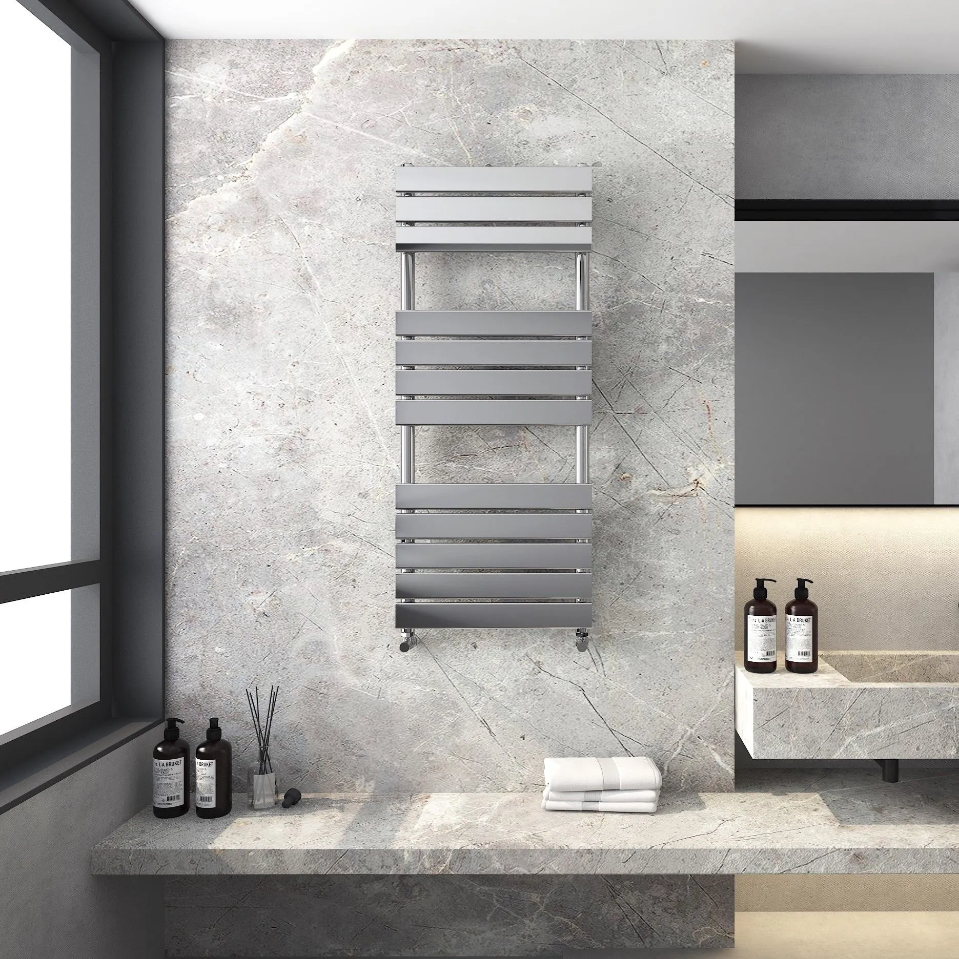 Modena Chrome Towel Radiator