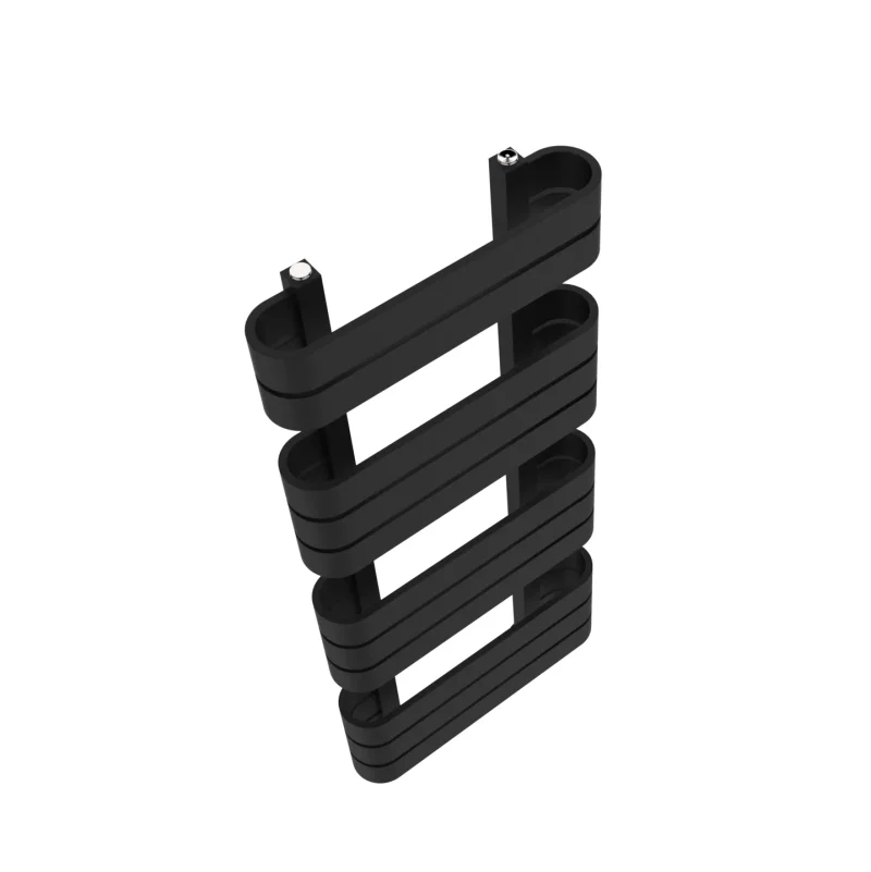 Oasis Black Designer Towel Radiator 1200x500 6