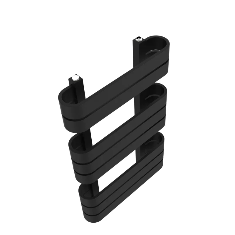 Oasis Black Designer Towel Radiator 850x500 6a