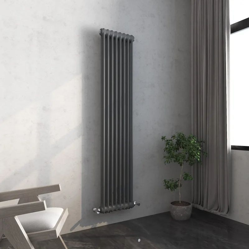 Vintage Anthracite Column Vertical Radiator 1800x372 2