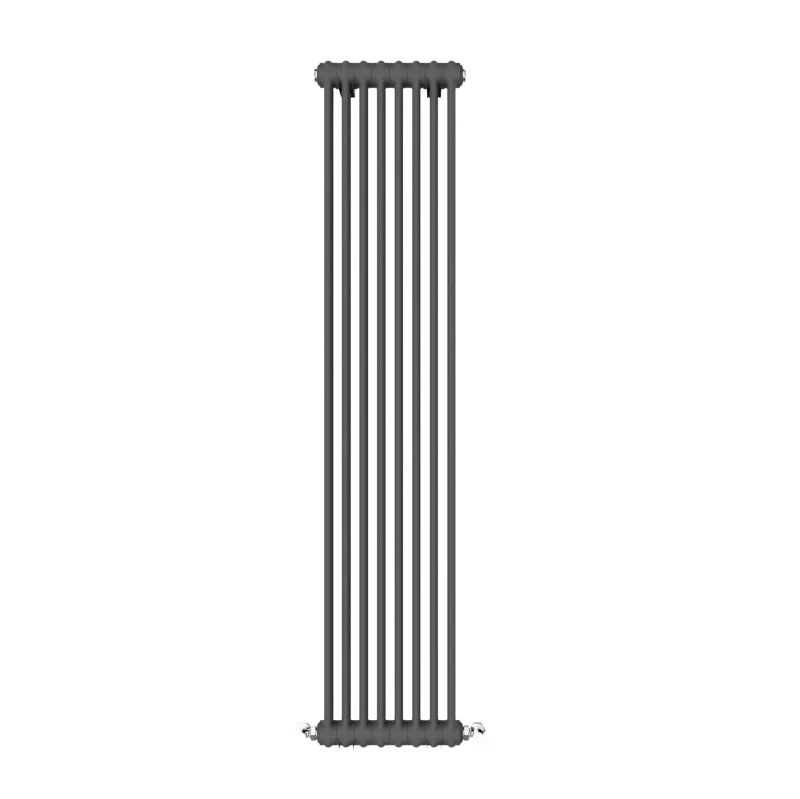 Vintage Anthracite Column Vertical Radiator 1800x372 5