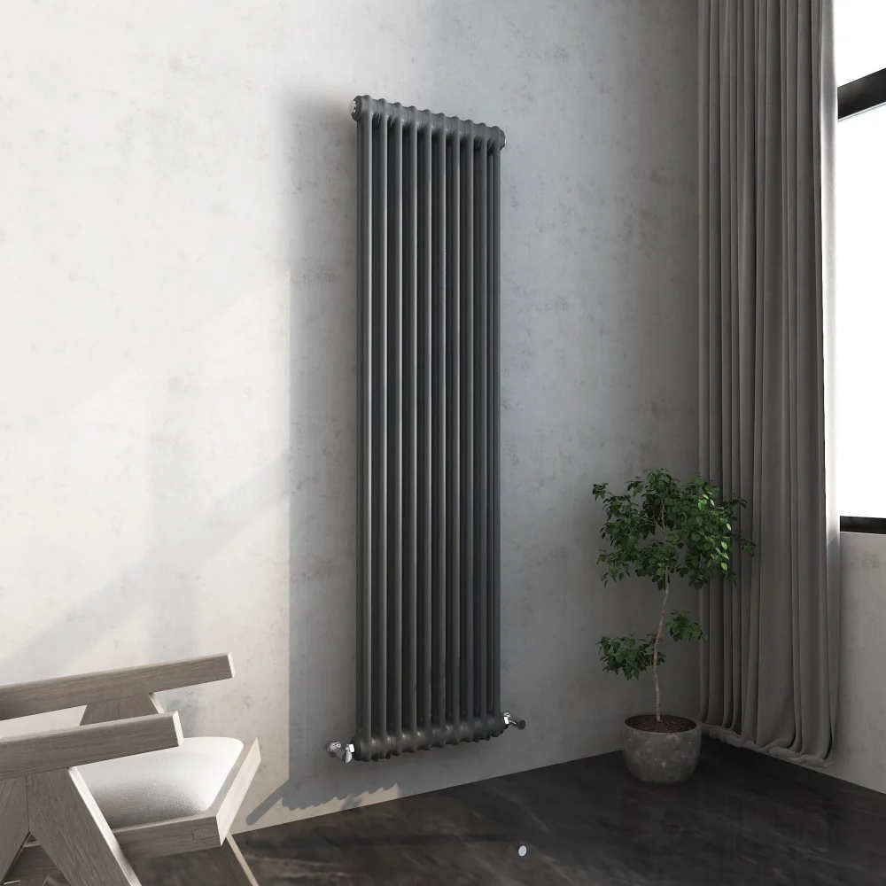 Vintage Anthracite Column Vertical Radiator 1800x460 2