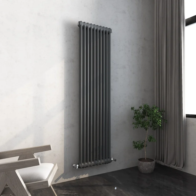Vintage Anthracite Column Vertical Radiator 1800x460 2
