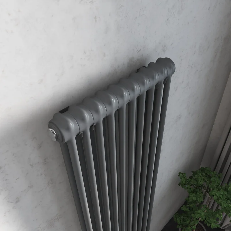 Vintage Anthracite Column Vertical Radiator 1800x460 3