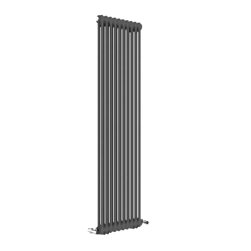 Vintage Anthracite Column Vertical Radiator 1800x460 5
