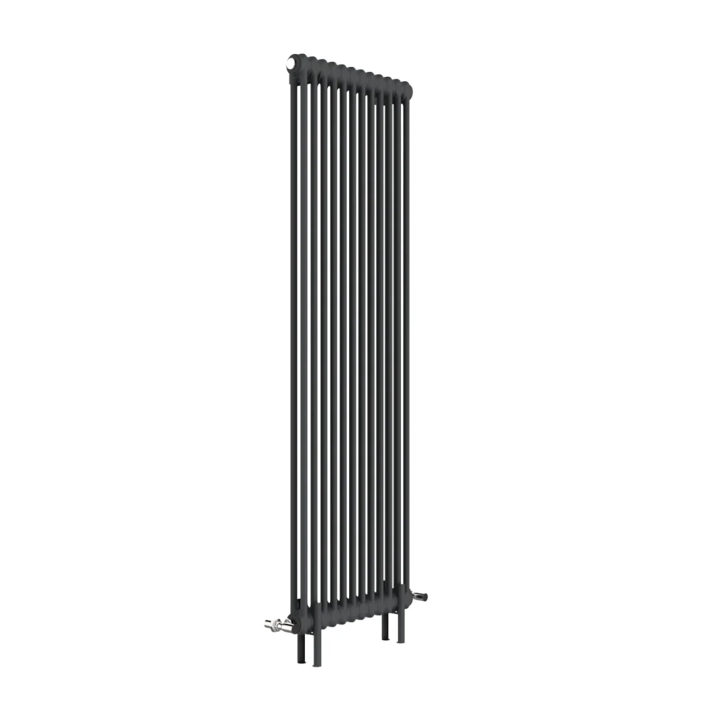 Vintage Anthracite Column Vertical Radiator 1800x548 5