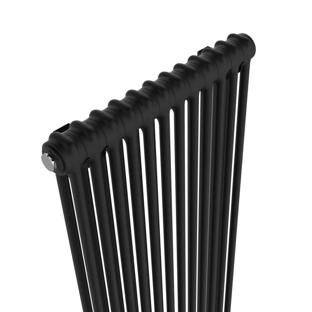 Vintage Black Column Vertical Radiator 1800 b
