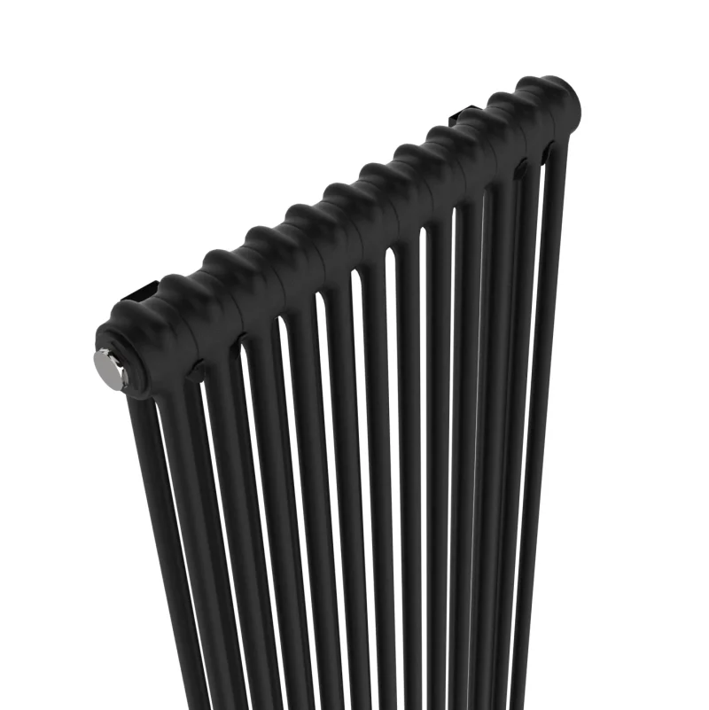 Vintage Black Column Vertical Radiator 1800 b