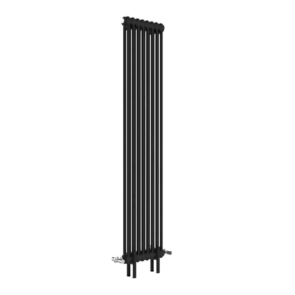Vintage Black Column Vertical Radiator 1800x372 3