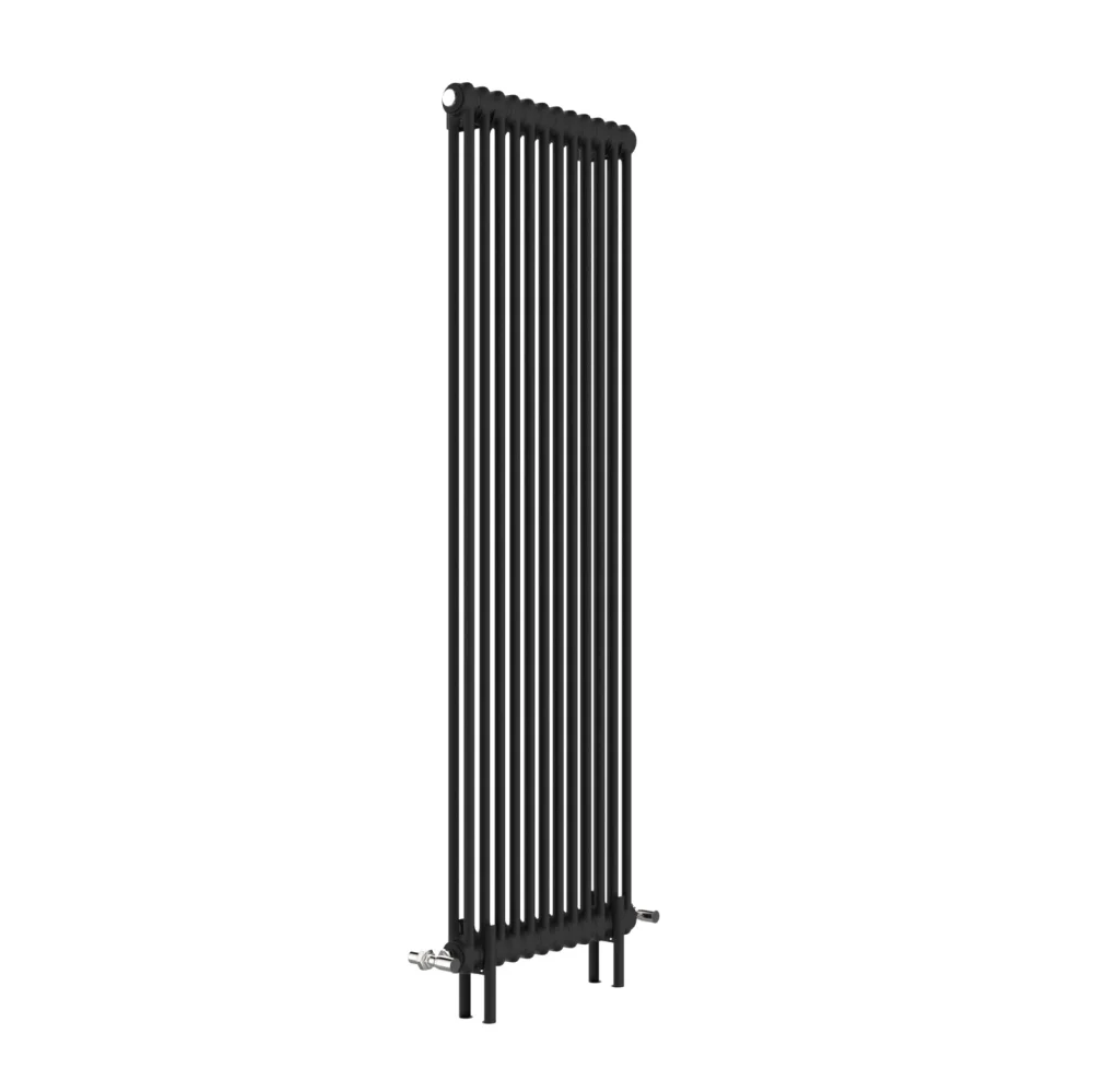 Vintage Black Column Vertical Radiator 1800x548 4