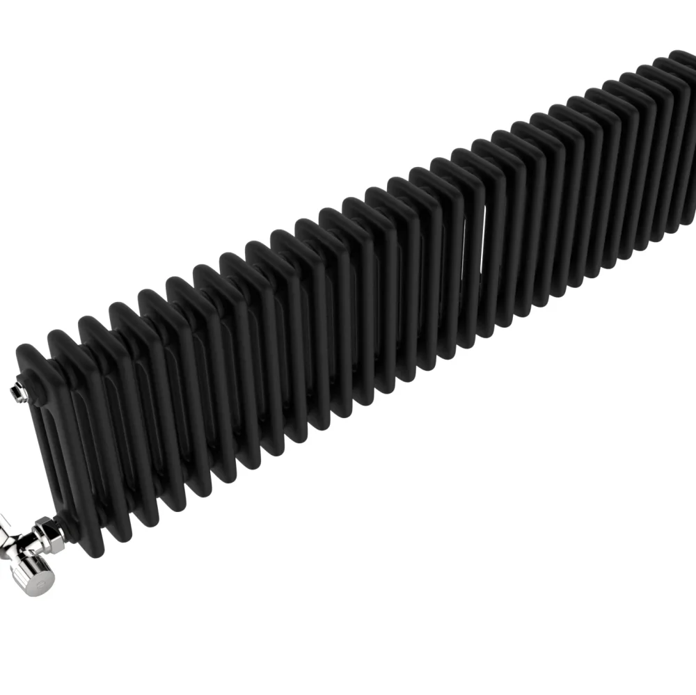 Vintage Black Horizontal Column Radiator 300x1355 3