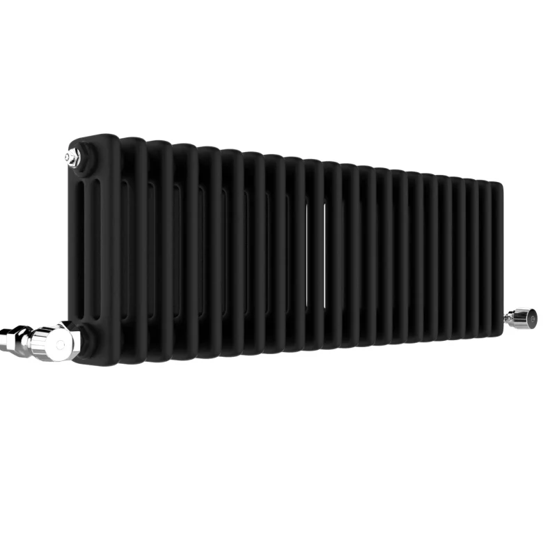 Vintage Black Horizontal Column Radiator 300x999 3