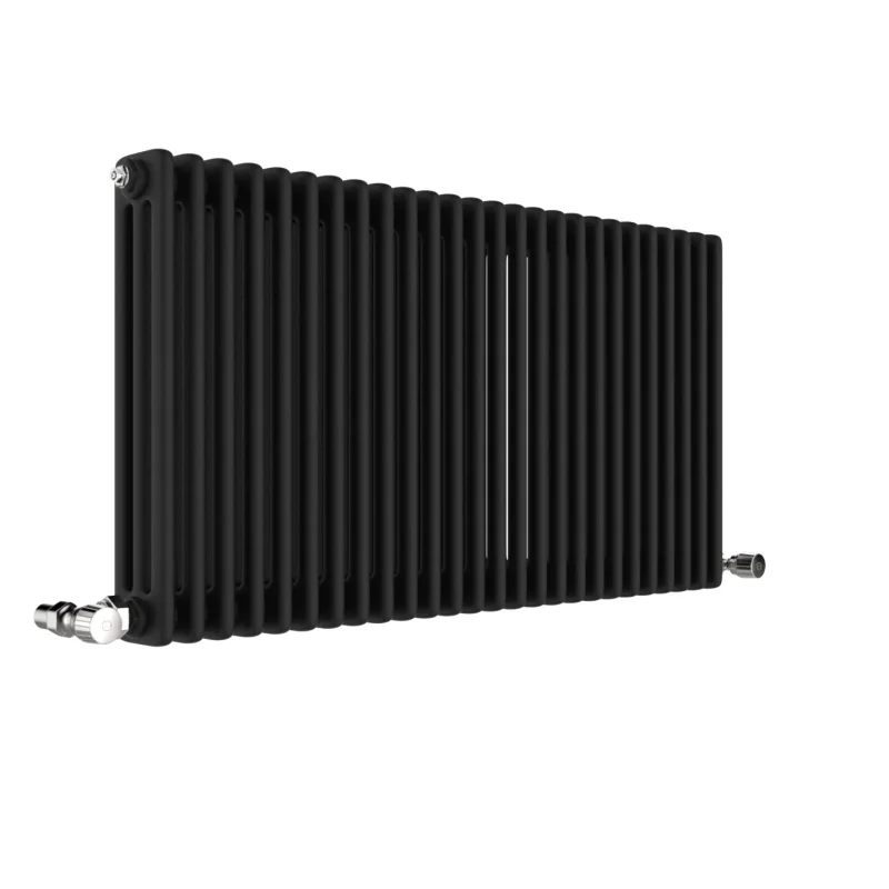 Vintage Black Horizontal Column Radiator 600x1177 5