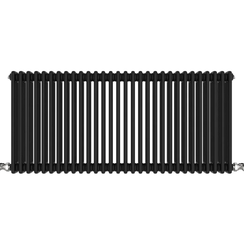 Vintage Black Horizontal Column Radiator 600x1355 4