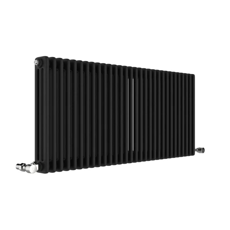 Vintage Black Horizontal Column Radiator 600x1355 5