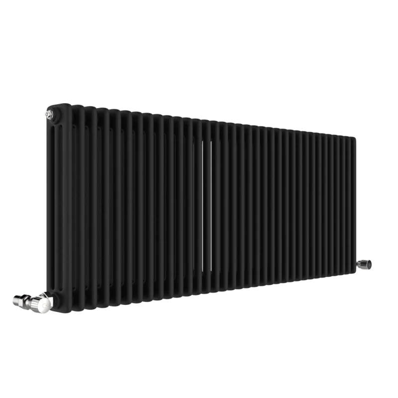 Vintage Black Horizontal Column Radiator 600x1578 4