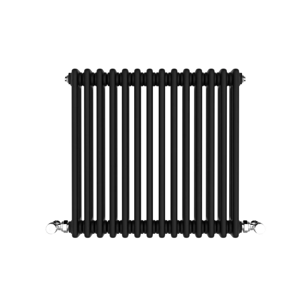 Vintage Black Horizontal Column Radiator 600x643 4
