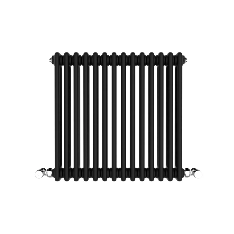 Vintage Black Horizontal Column Radiator 600x643 4