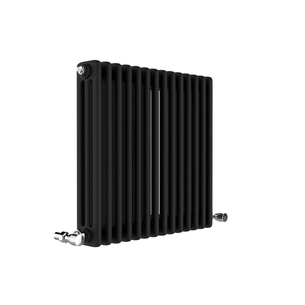 Vintage Black Horizontal Column Radiator 600x643 5