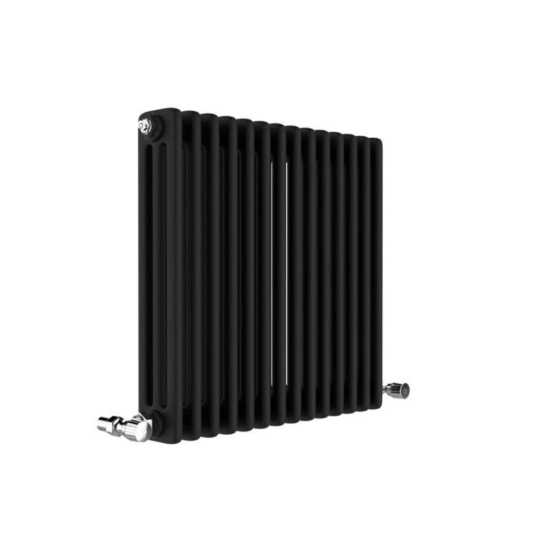 Vintage Black Horizontal Column Radiator 600x643 5