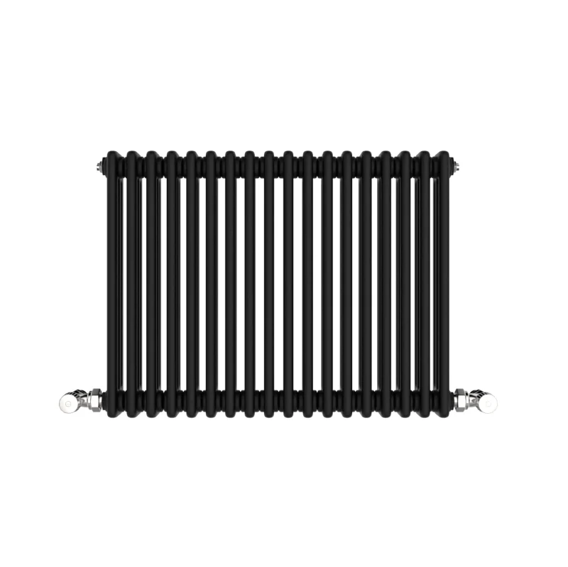 Vintage Black Horizontal Column Radiator 600x821 4