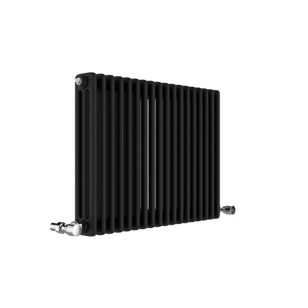 Vintage Black Horizontal Column Radiator 600x821 5