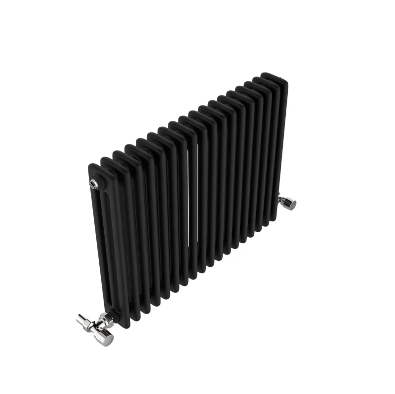 Vintage Black Horizontal Column Radiator 600x821 6