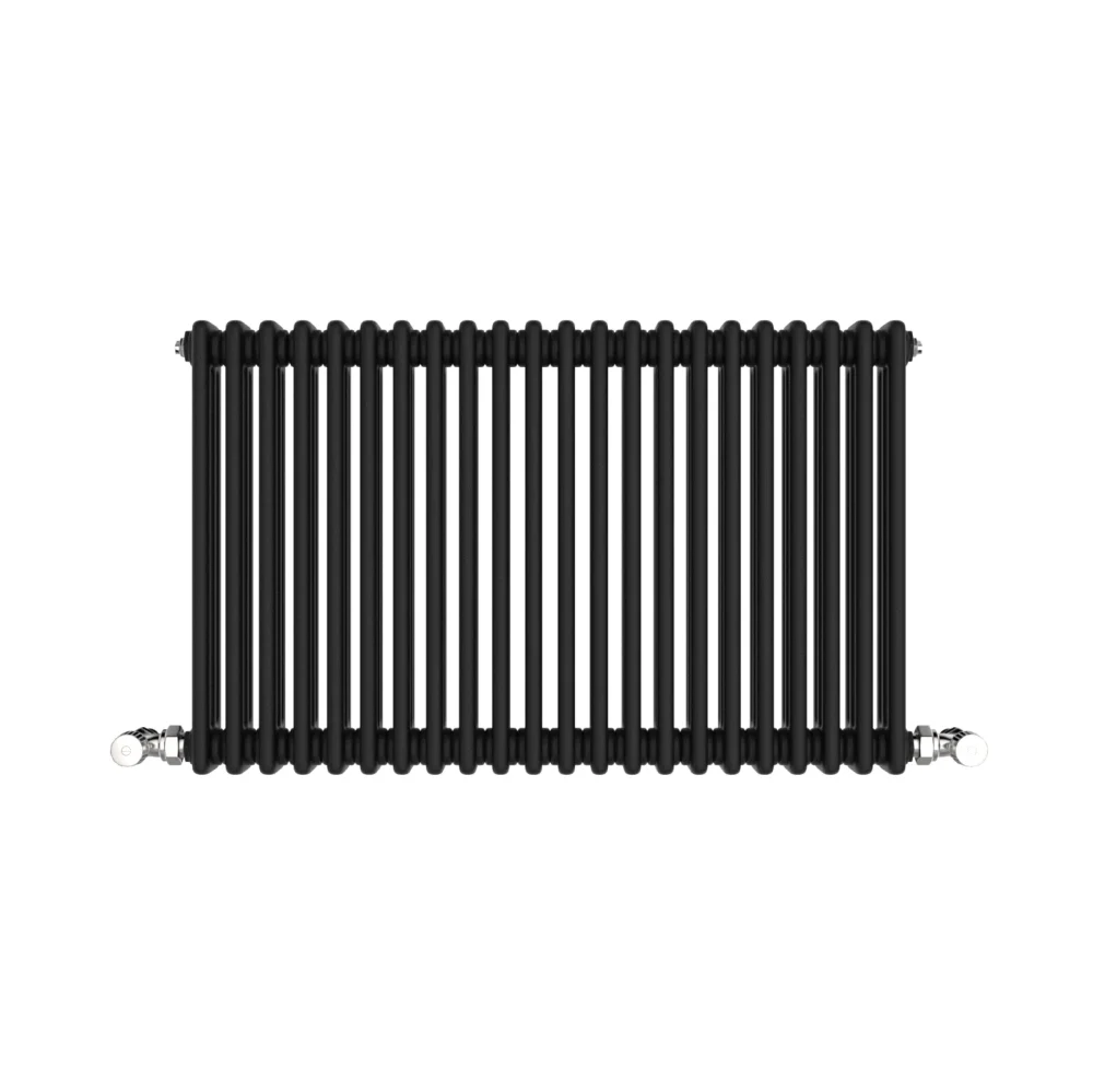 Vintage Black Horizontal Column Radiator 600x999 4